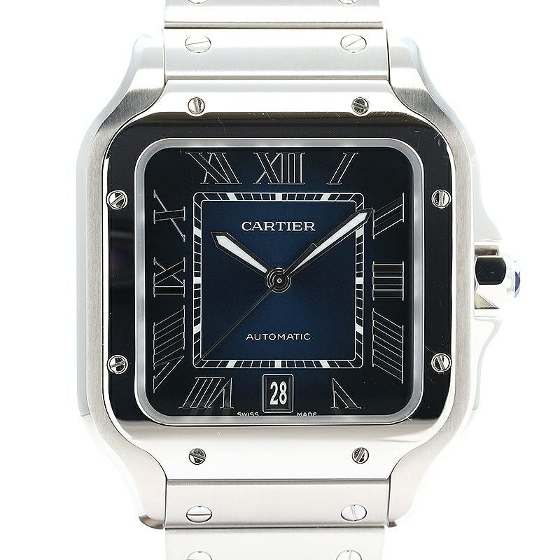 【中古】CARTIER SANTOS DE CARTIER LARGE MODEL カルティエ サントス ドゥ カルティエ LM WSSA0030