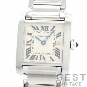 【中古】CARTIER TANK FRANCAISE MEDIUM MODEL カルティエ タンク フランセーズ MM W51011Q3