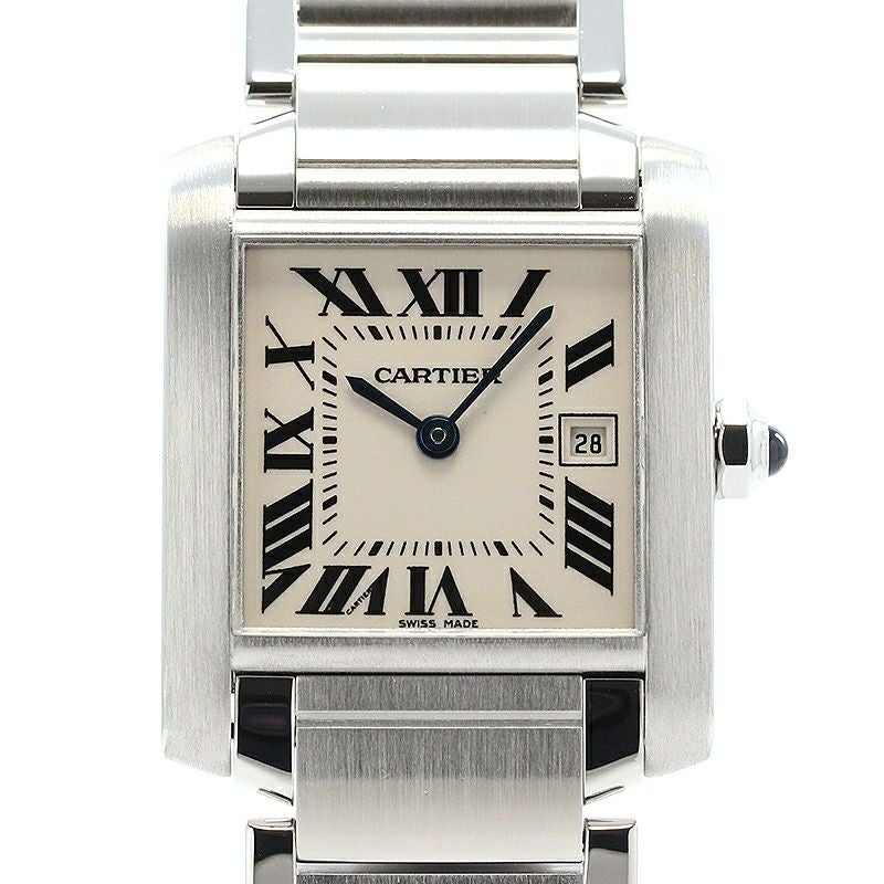 【中古】CARTIER TANK FRANCAISE MEDIUM MODEL カルティエ タンク フランセーズ MM W51011Q3