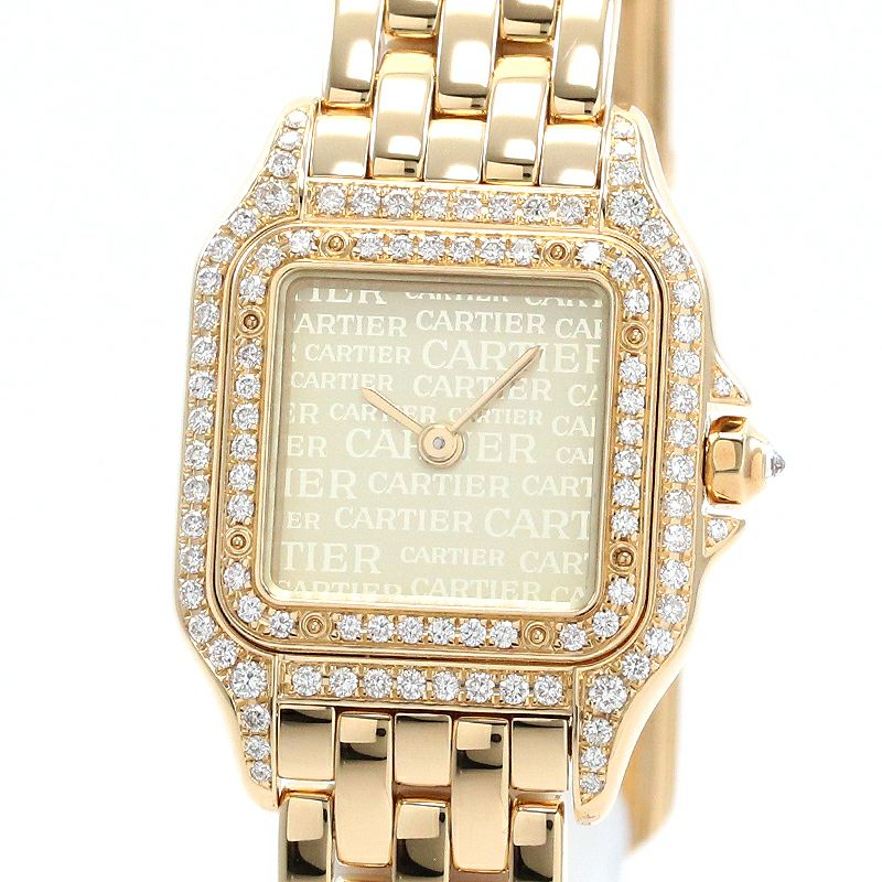 【中古】CARTIER PANTHERE CLASSIQUE ET FIGARO SMALL MODEL カルティエ パンテール クラシック&フィガロ SM WF3254B9