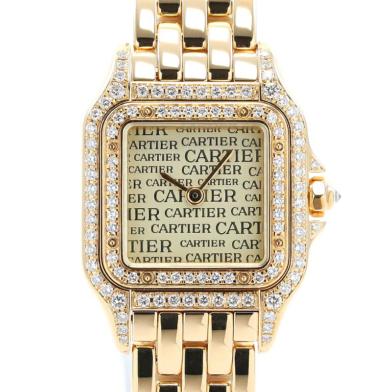 【中古】CARTIER PANTHERE CLASSIQUE ET FIGARO SMALL MODEL カルティエ パンテール クラシック&フィガロ SM WF3254B9