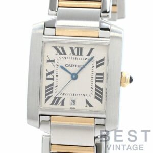 【中古】CARTIER TANK FRANCAISE LARGE MODEL カルティエ タンク フランセーズ LM W51005Q4