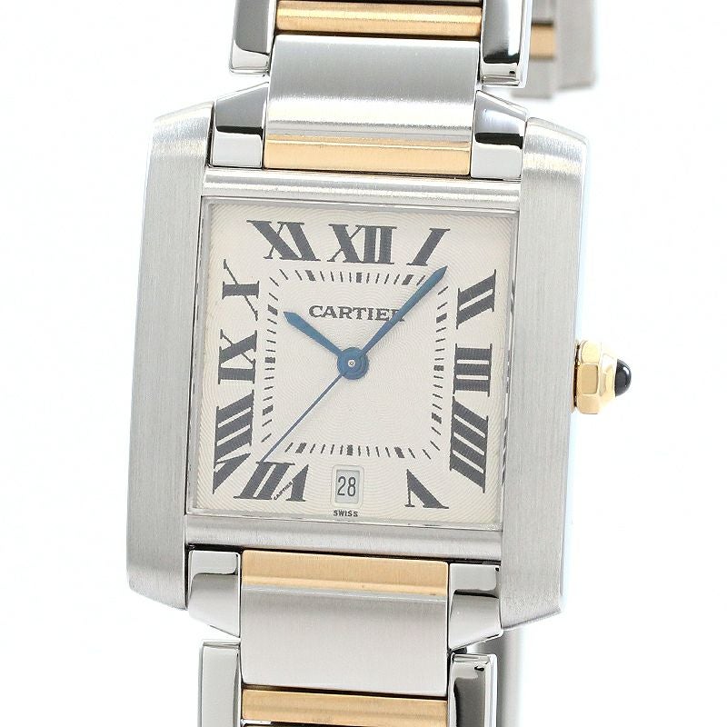 【中古】CARTIER TANK FRANCAISE LARGE MODEL カルティエ タンク フランセーズ LM W51005Q4