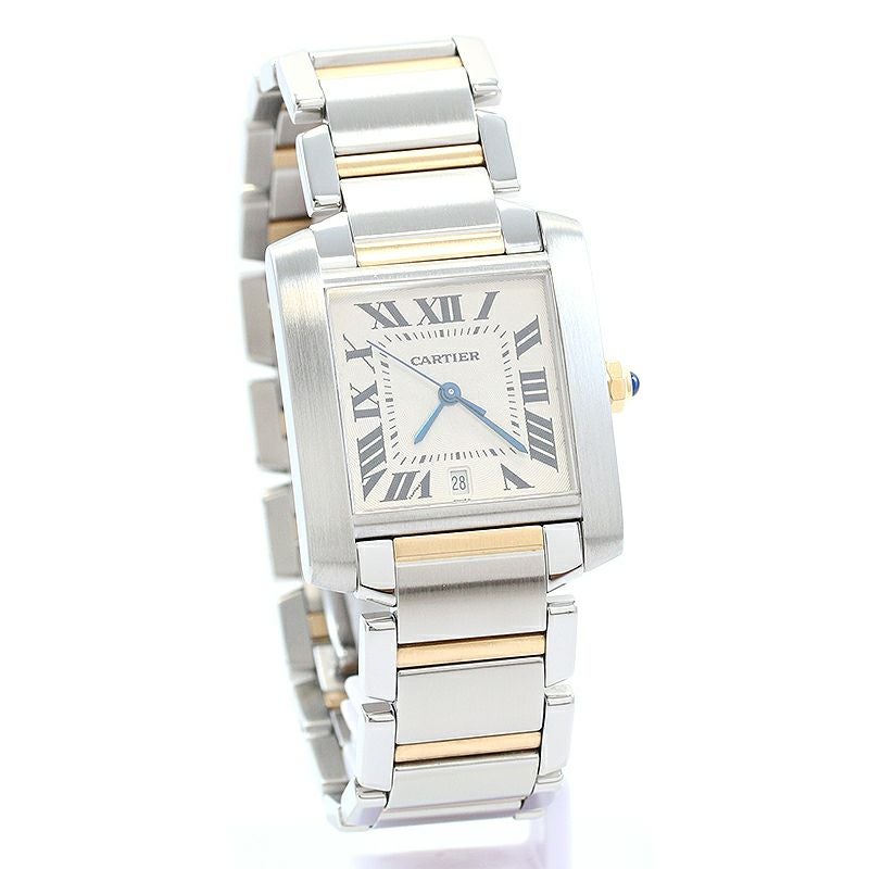 【中古】CARTIER TANK FRANCAISE LARGE MODEL カルティエ タンク フランセーズ LM W51005Q4