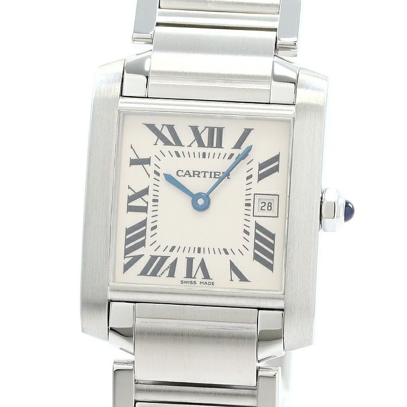 【中古】CARTIER TANK FRANCAISE MEDIUM MODEL カルティエ タンク フランセーズ MM W51011Q3