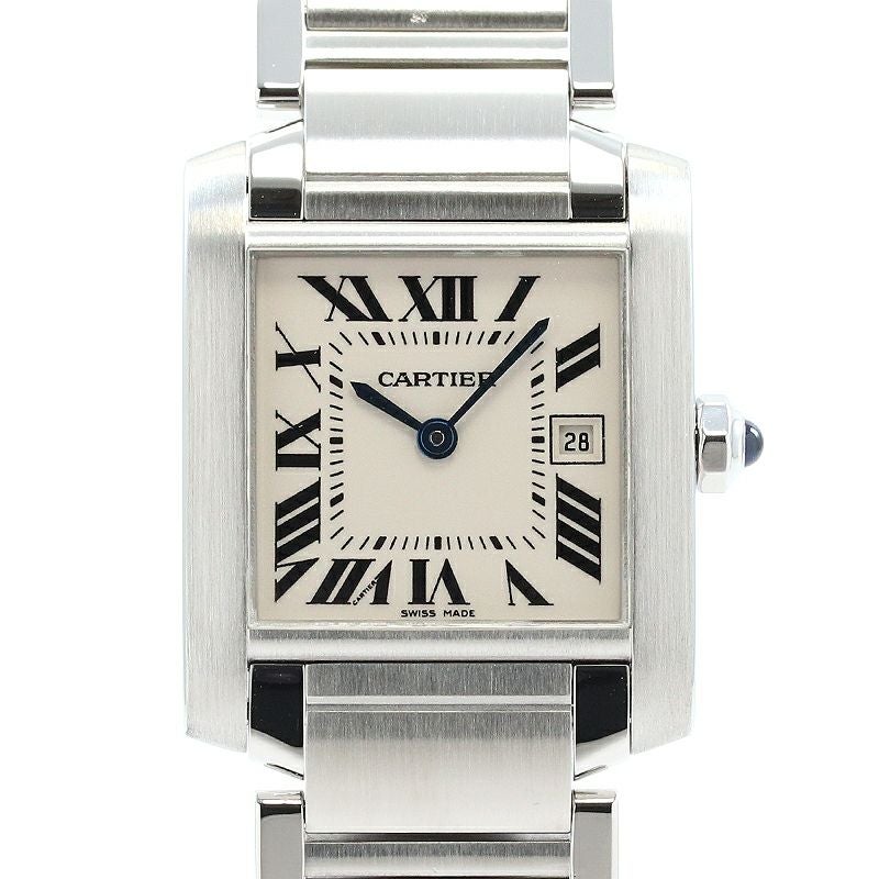 【中古】CARTIER TANK FRANCAISE MEDIUM MODEL カルティエ タンク フランセーズ MM W51011Q3