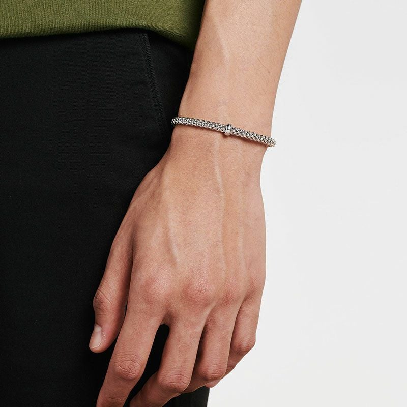 FOPE PRIMA COLLECTION FLEX'IT フォッペ プリマ コレクション フレグジット ブレスレット M ブラックダイヤモンド 01M06BX_BN_B_XBX_00M