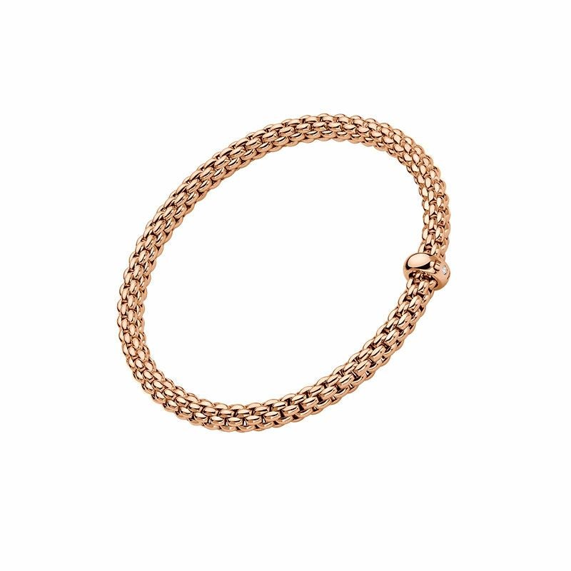 FOPE SOLO COLLECTION FLEX'IT フォッペ ソロ コレクション フレグジット ブレスレット M ホワイトダイヤモンド 01M06BX_BB_R_XRX_00M