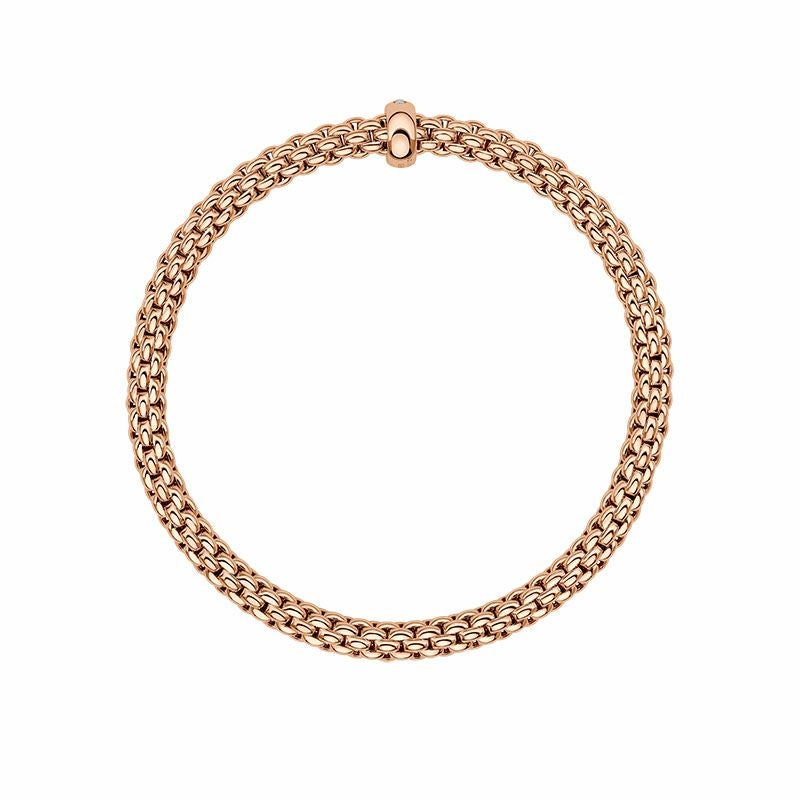 FOPE SOLO COLLECTION FLEX'IT フォッペ ソロ コレクション フレグジット ブレスレット M ホワイトダイヤモンド 01M06BX_BB_R_XRX_00M