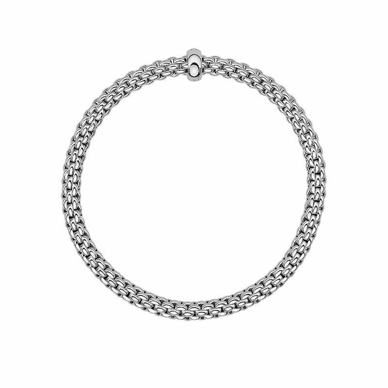 FOPE SOLO COLLECTION FLEX'IT フォッペ ソロ コレクション フレグジット ブレスレット M ホワイトダイヤモンド 01M06BX_BB_B_XBX_00M