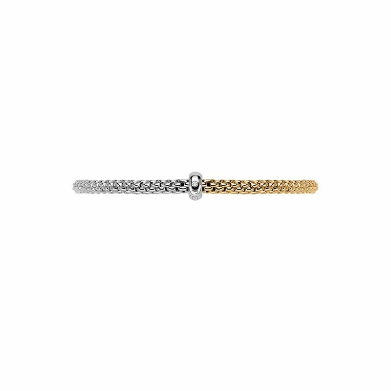 FOPE PRIMA COLLECTION FLEX'IT フォッペ プリマ コレクション フレグジット ブレスレット M バイカラー メッシュチェーン 01M08B2_BB_2_XBX_00M
