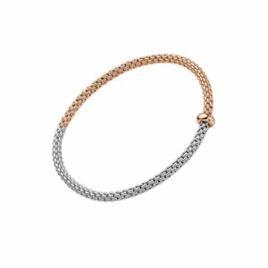 FOPE PRIMA COLLECTION FLEX'IT フォッペ プリマ コレクション フレグジット ブレスレット M バイカラー メッシュチェーン 01M08B2_BB_1_XRX_00M