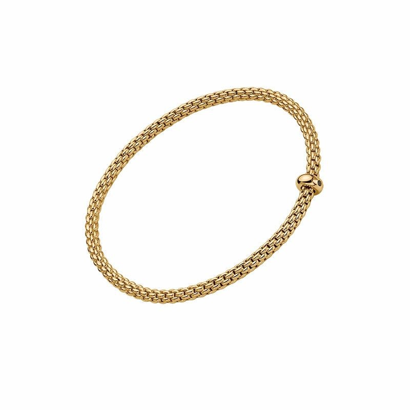 FOPE PRIMA COLLECTION FLEX'IT フォッペ プリマ コレクション フレグジット ブレスレット M ブラックダイヤモンド 01M08BX_BN_G_XGX_00M