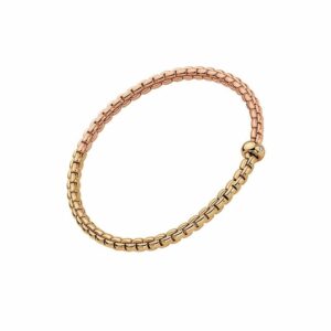 FOPE EKA COLLECTION FLEX'IT フォッペ エカ コレクション フレグジット ブレスレット M バイカラー メッシュチェーン 01M01B2_BB_3_XGX_00M