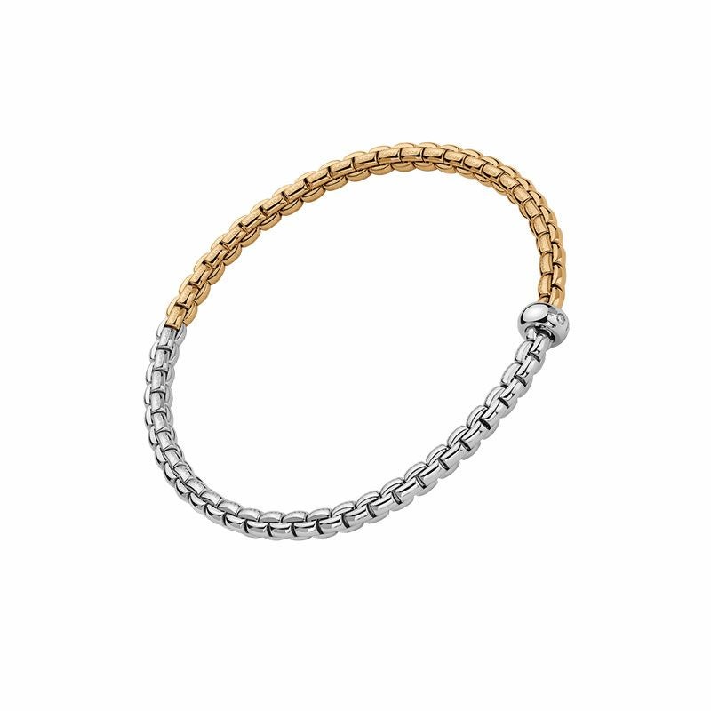 FOPE EKA COLLECTION FLEX'IT フォッペ エカ コレクション フレグジット ブレスレット M バイカラー メッシュチェーン 01M01B2_BB_2_XBX_00M