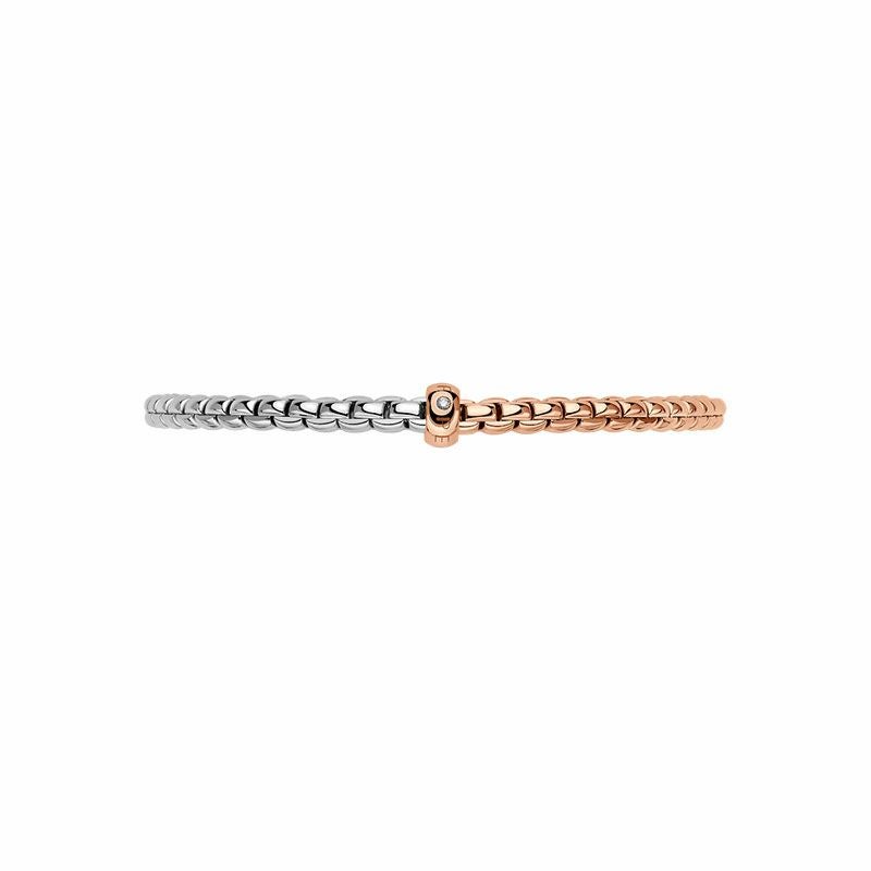 FOPE EKA COLLECTION FLEX'IT フォッペ エカ コレクション フレグジット ブレスレット M バイカラー メッシュチェーン 01M01B2_BB_1_XRX_00M