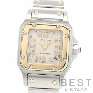 【中古】CARTIER SANTOS GALBEE SMALL MODEL 20TH ANNIVERSARY EDITION カルティエ サントスガルベ SM 20周年記念モデル W20045C4