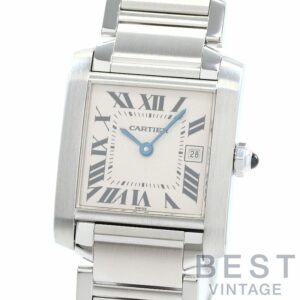 【中古】CARTIER TANK FRANCAISE MEDIUM MODEL カルティエ タンク フランセーズ MM W51011Q3