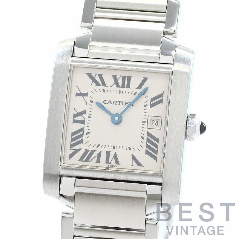 【中古】CARTIER TANK FRANCAISE MEDIUM MODEL カルティエ タンク フランセーズ MM W51011Q3