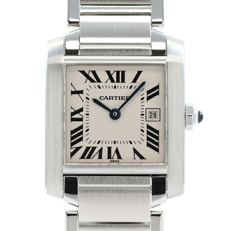 【中古】CARTIER TANK FRANCAISE MEDIUM MODEL カルティエ タンク フランセーズ MM W51011Q3