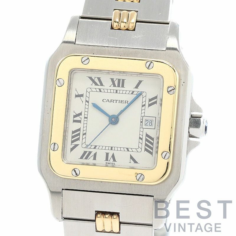 【中古】CARTIER SANTOS CARREE / SANTOS GALBEE LARGE MODEL カルティエ サントスカレLM / サントスガルベLM 81036232