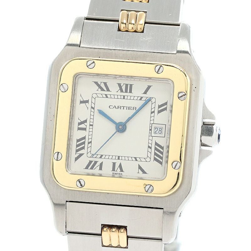 【中古】CARTIER SANTOS CARREE / SANTOS GALBEE LARGE MODEL カルティエ サントスカレLM / サントスガルベLM 81036232