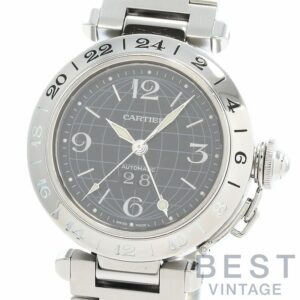 【中古】CARTIER PASHA C DE CARTIER MERIDIAN 35MM カルティエ パシャ C ドゥ カルティエ メリディアン 35MM W31049M7
