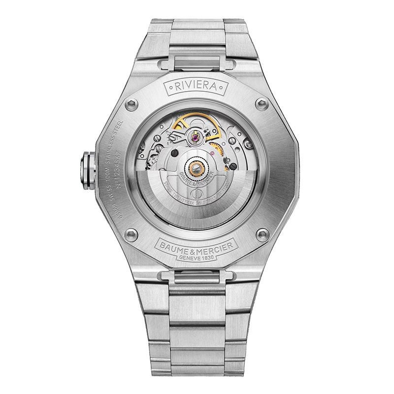 BAUME&MERCIER Riviera Date White&Black M0A10829 ボーム&メルシエ リビエラ デイト ホワイト&ブラック M0A10829
