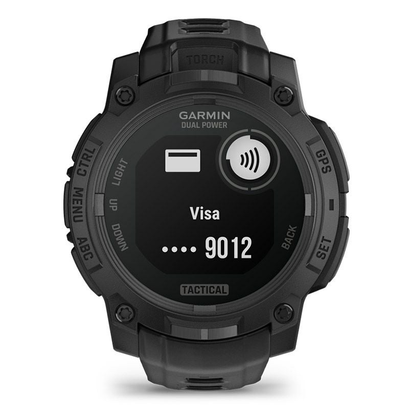 GARMIN Instinct 3 Dual Power Tactical 45mm Black ガーミン インスティンクト 3 デュアルパワー タクティカル 45mm ブラック 010-02934-80