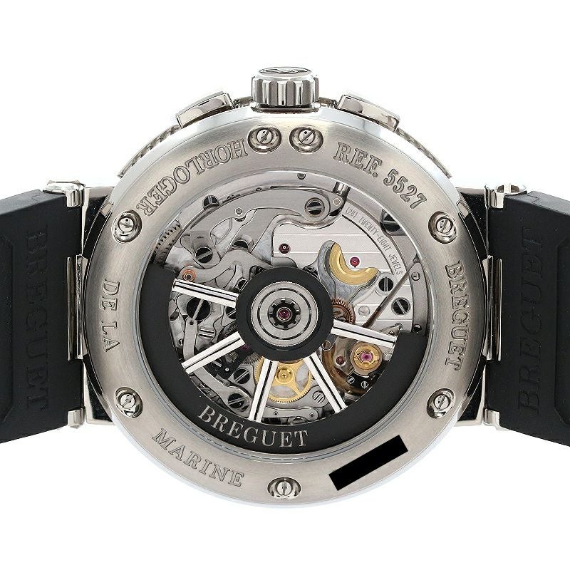 【中古】BREGUET MARINE CHRONOGRAPHE 5527 ブレゲ マリーン クロノグラフ 5527 5527TI/G2/5WV(G5527TIG25WV)