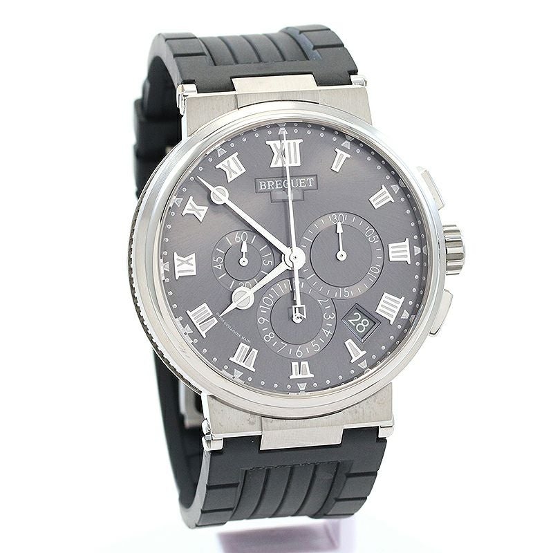 【中古】BREGUET MARINE CHRONOGRAPHE 5527 ブレゲ マリーン クロノグラフ 5527 5527TI/G2/5WV(G5527TIG25WV)