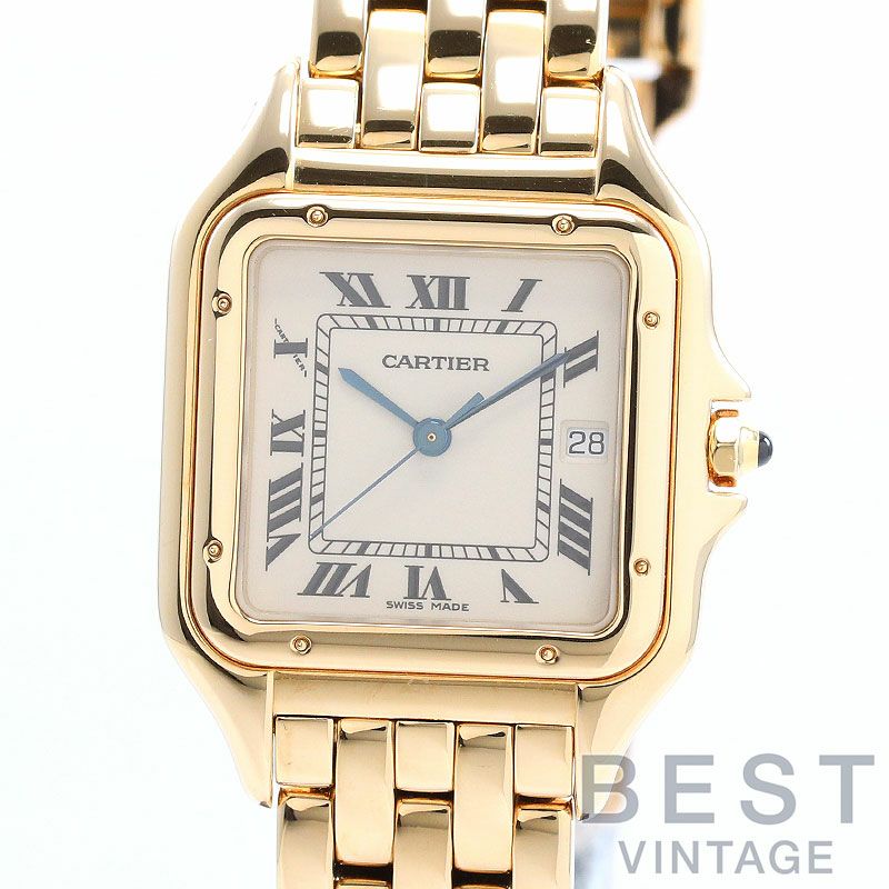 【中古】CARTIER PANTHERE CLASSIQUE ET FIGARO LARGE MODEL カルティエ パンテール クラシック & フィガロ LM W25014B9