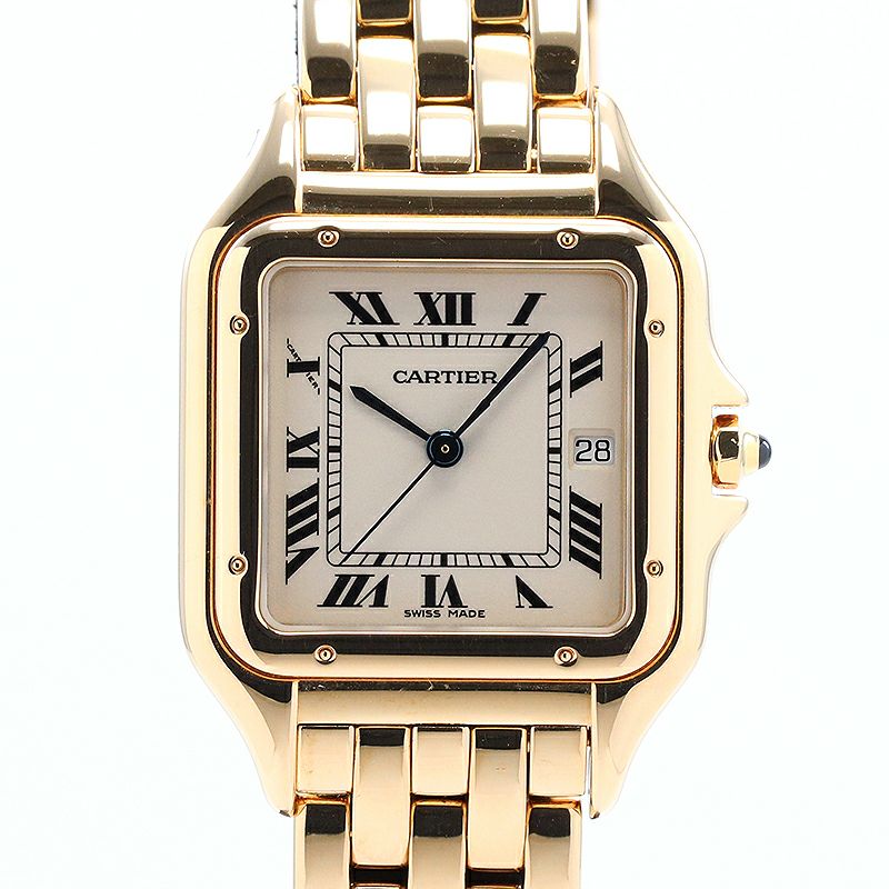 【中古】CARTIER PANTHERE CLASSIQUE ET FIGARO LARGE MODEL カルティエ パンテール クラシック & フィガロ LM W25014B9