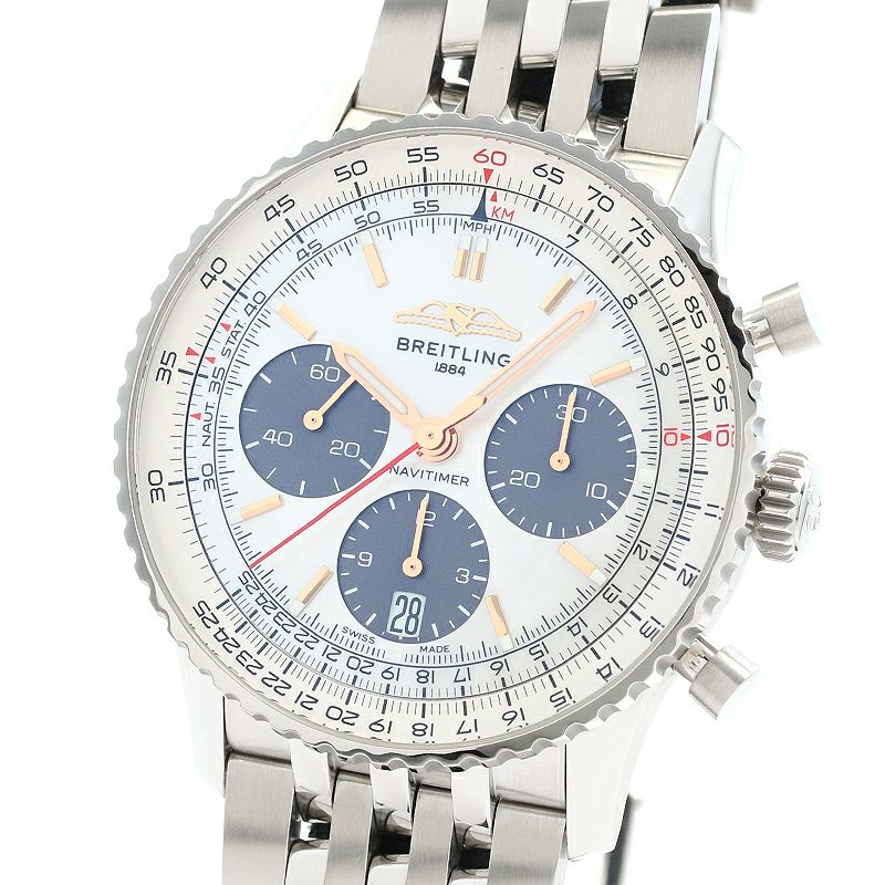 【中古】BREITLING NAVITIMER B01 CHRONOGRAPH 41 JAPAN EDITION ブライトリング ナビタイマー B01 クロノグラフ 41 ジャパン・エディション AB0139211A1A1