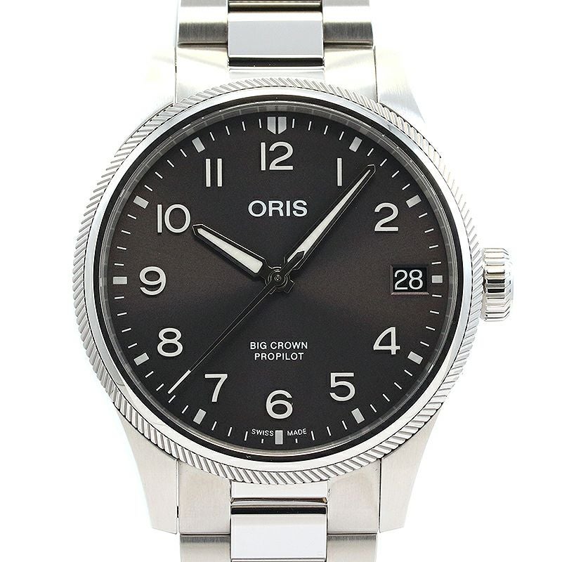 【中古】ORIS BIG CROWN PROPILOT BIG DATE オリス ビッグ クラウン プロ パイロット ビッグデイト 01 751 7761 4063-07 8 20 08P