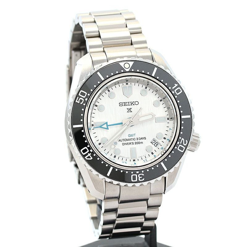 【中古】SEIKO PROSPEX SAVE THE OCEAN LIMITED EDITION セイコー プロスペックス 1968 メカニカルダイバーズ 現代デザイン GMT 限定モデル SBEJ019 (6R54-00E0)
