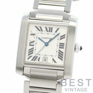 【中古】CARTIER TANK FRANCAISE LARGE MODEL カルティエ タンク フランセーズ LM W51002Q3