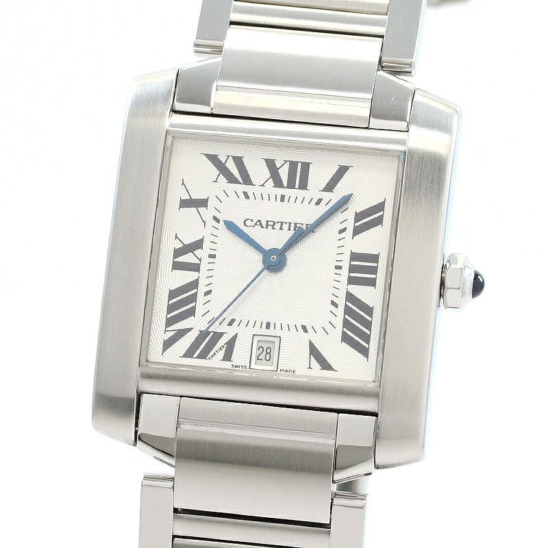 【中古】CARTIER TANK FRANCAISE LARGE MODEL カルティエ タンク フランセーズ LM W51002Q3