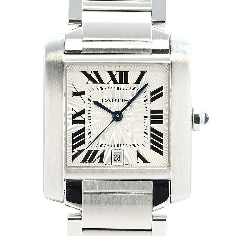 【中古】CARTIER TANK FRANCAISE LARGE MODEL カルティエ タンク フランセーズ LM W51002Q3