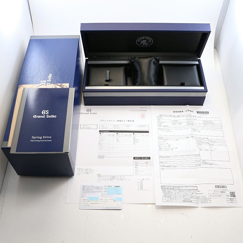 【中古】GRAND SEIKO SPORTS COLLECTION SPRING DRIVE CHRONOGRAPH 15TH ANNIVERSARY グランドセイコー スポーツコレクション スプリングドライブ クロノグラフ 15周年記念限定モデル SBGC247 (9R96-0AP0)