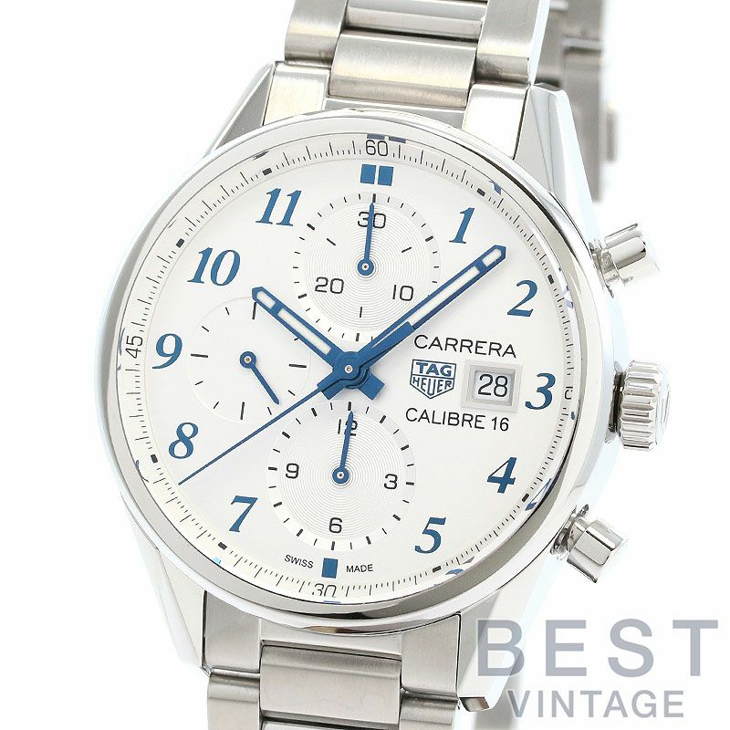 【中古】TAG HEUER CARRERA CALIBRE 16 CHRONOGRAPH BLUE EDITION JAPAN LIMITED タグ・ホイヤー カレラ キャリバー16 クロノグラフ ブルーエディション 日本限定 CBK2114.BA0715