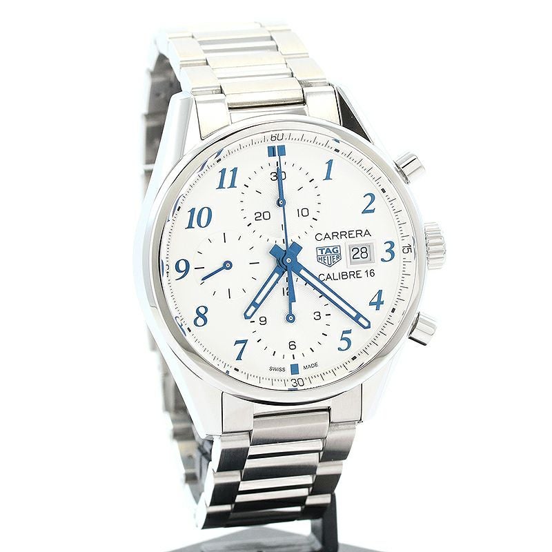 【中古】TAG HEUER CARRERA CALIBRE 16 CHRONOGRAPH BLUE EDITION JAPAN LIMITED タグ・ホイヤー カレラ キャリバー16 クロノグラフ ブルーエディション 日本限定 CBK2114.BA0715