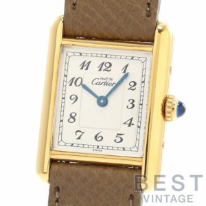 【中古】CARTIER MUST TANK SMALL MODEL VERMEIL カルティエ マストタンク SM ヴェルメイユ W1002954