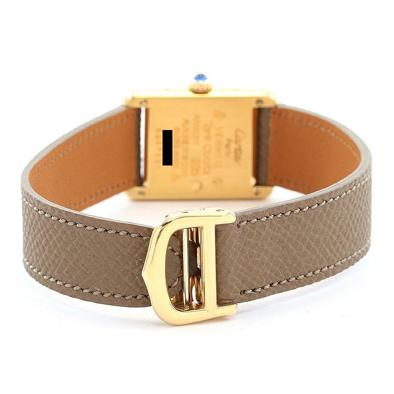 【中古】CARTIER MUST TANK SMALL MODEL VERMEIL カルティエ マストタンク SM ヴェルメイユ W1002954