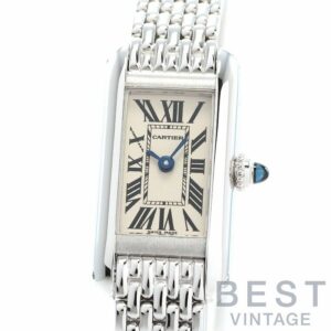 【中古】CARTIER TANK ALLONGEE SMALL MODEL カルティエ タンク アロンジェ SM W15329U3