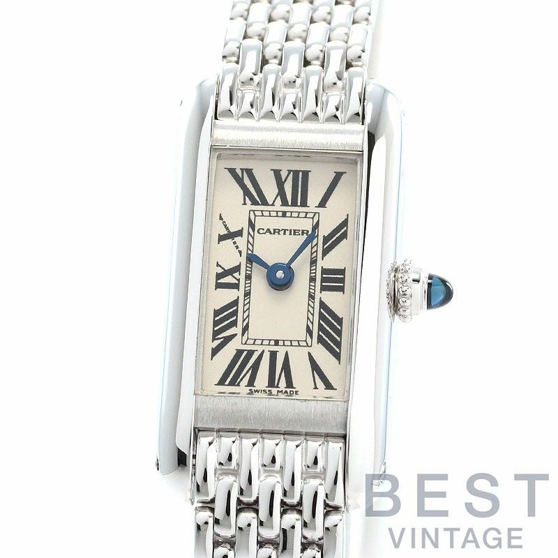 【中古】CARTIER TANK ALLONGEE SMALL MODEL カルティエ タンク アロンジェ SM W15329U3