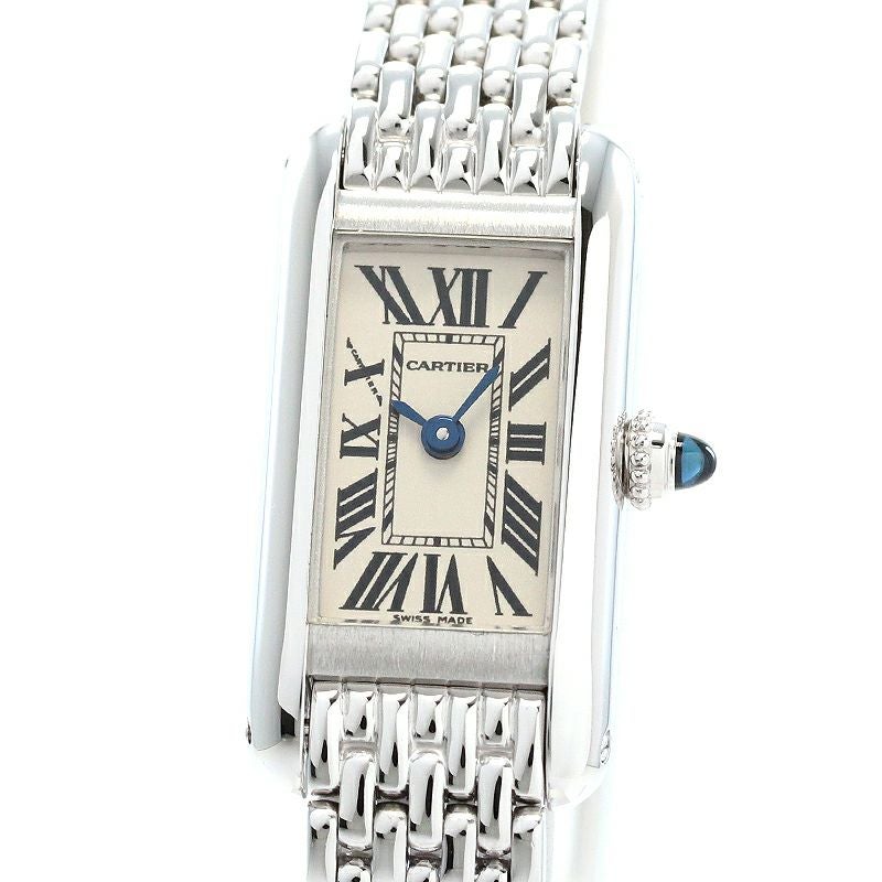 【中古】CARTIER TANK ALLONGEE SMALL MODEL カルティエ タンク アロンジェ SM W15329U3