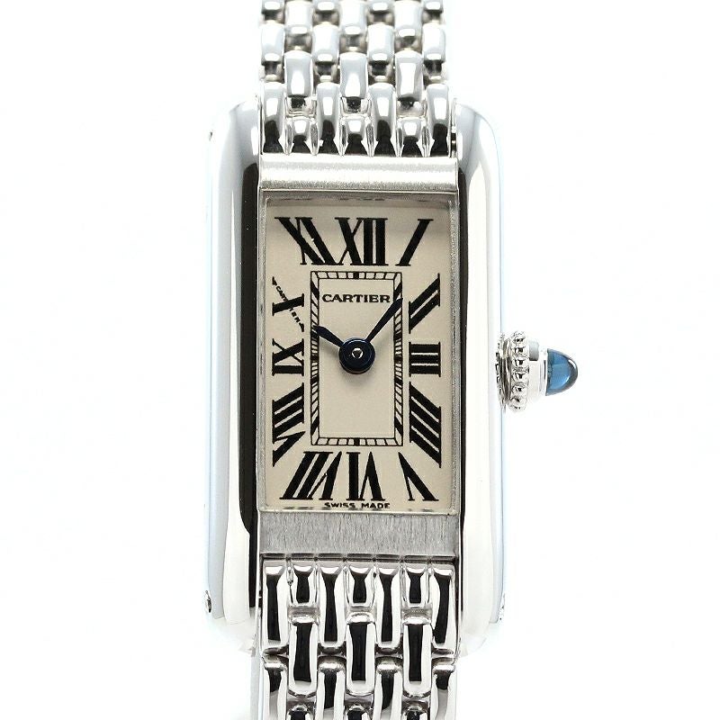 【中古】CARTIER TANK ALLONGEE SMALL MODEL カルティエ タンク アロンジェ SM W15329U3