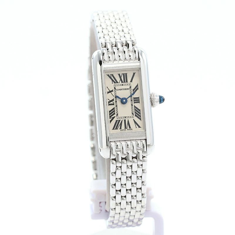 【中古】CARTIER TANK ALLONGEE SMALL MODEL カルティエ タンク アロンジェ SM W15329U3