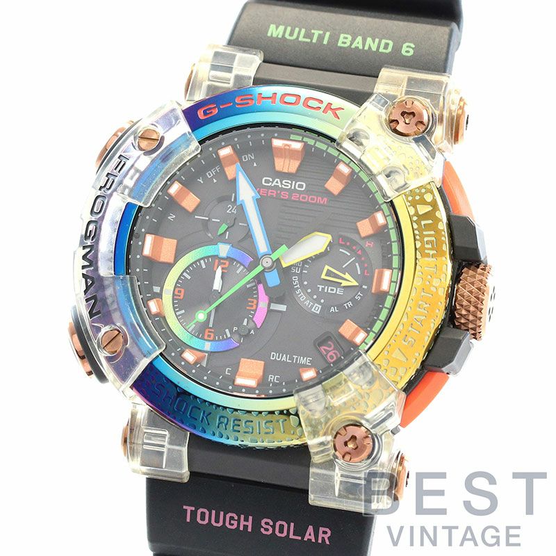 【中古】CASIO G-SHOCK FROGMAN BORNEO RAINBOW TOAD カシオ Gショック フロッグマン ボルネオ・レインボー・トード GWF-A1000BRT-1AJR